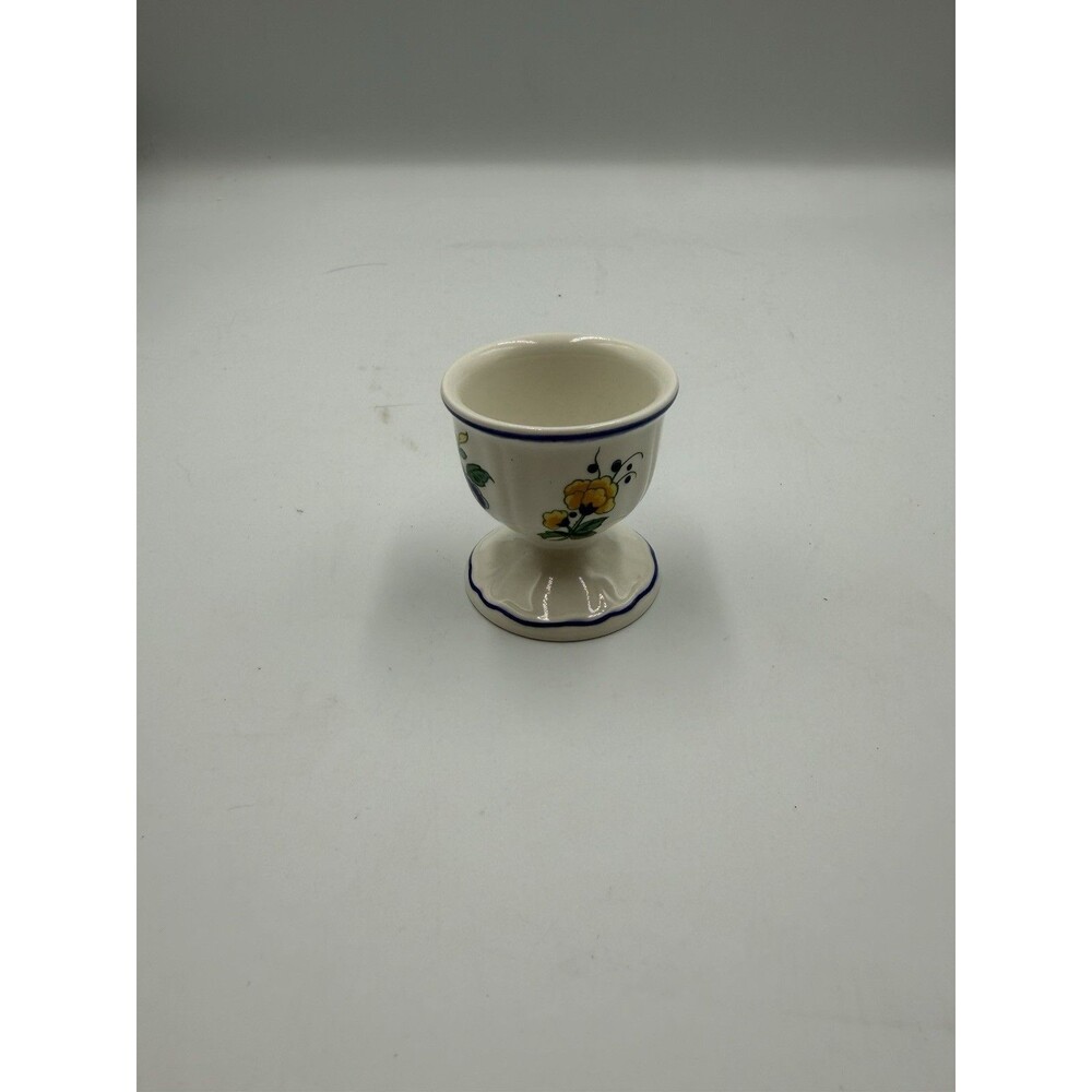 Villeroy & Boch Phoenix Blau Malva Egg Cup Vintage Germany Country Collection